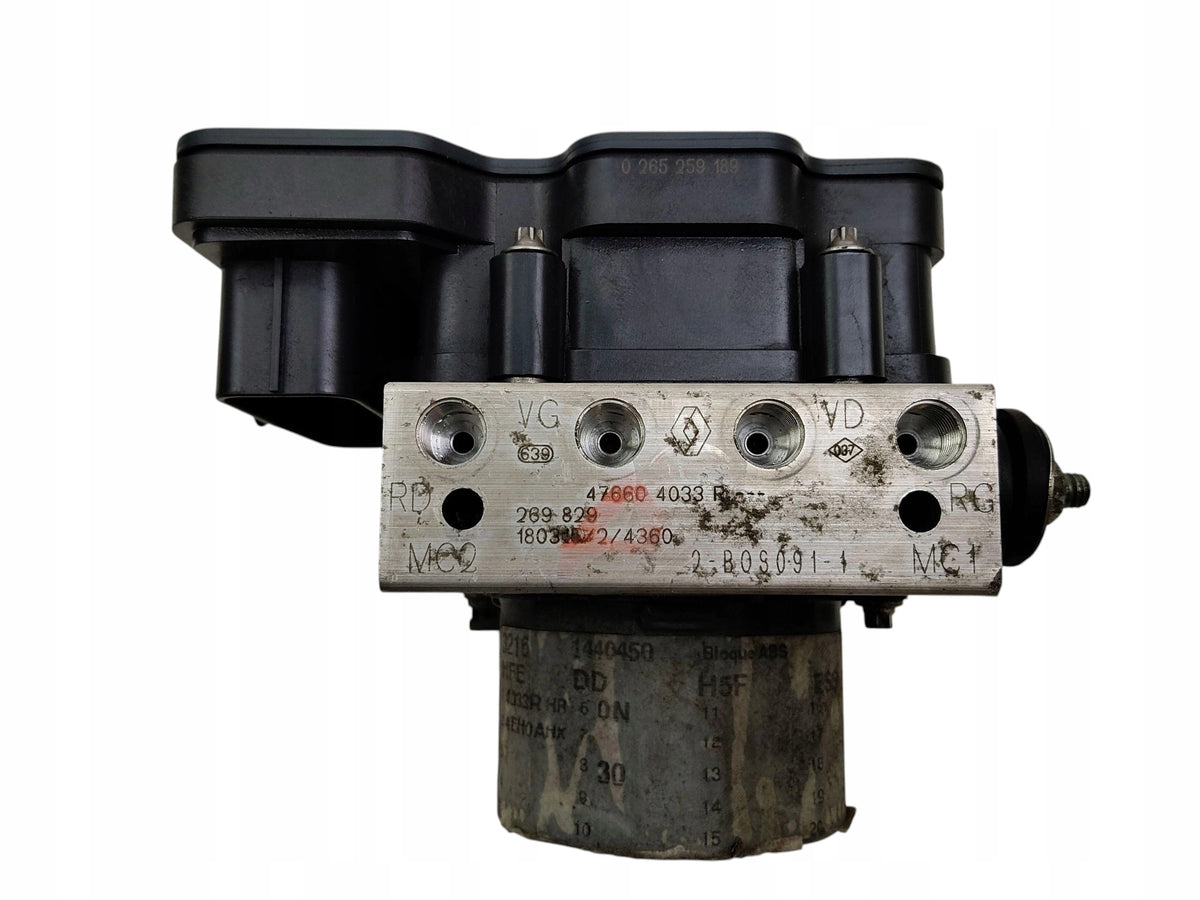 PUMP DRIVER ABS RENAULT KADJAR 476604033R 0265259189 2265106455