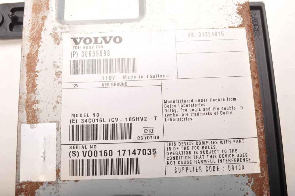RADIO AMPLIFIER VOLVO S60 II V60 XC60 30659598