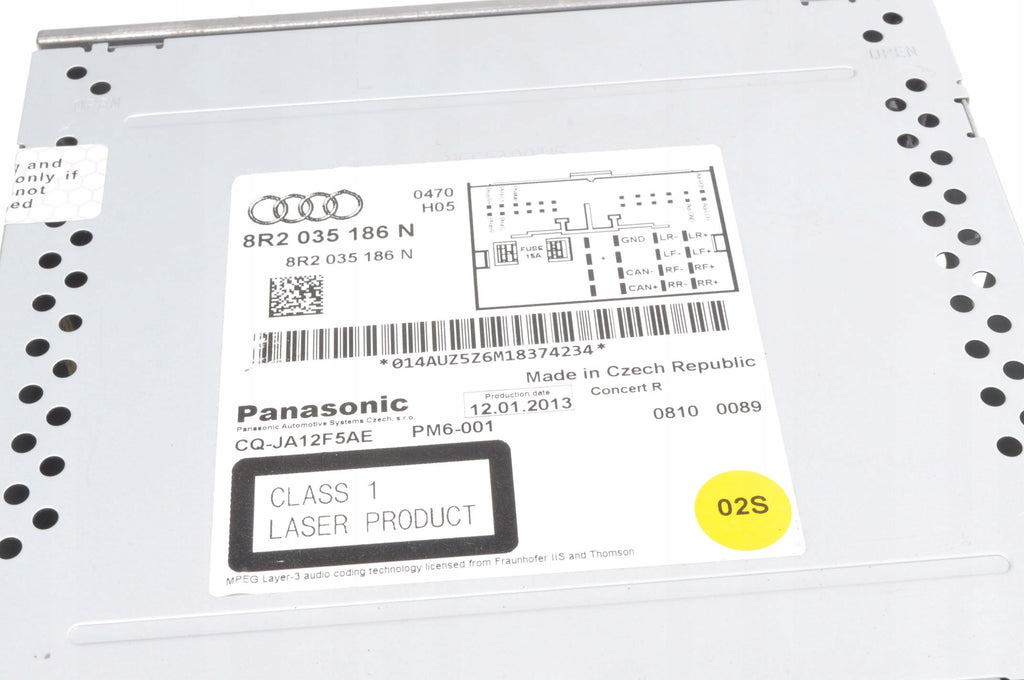 RADIO AUDI CONCERT AUDI A5 AND 8R2035186N