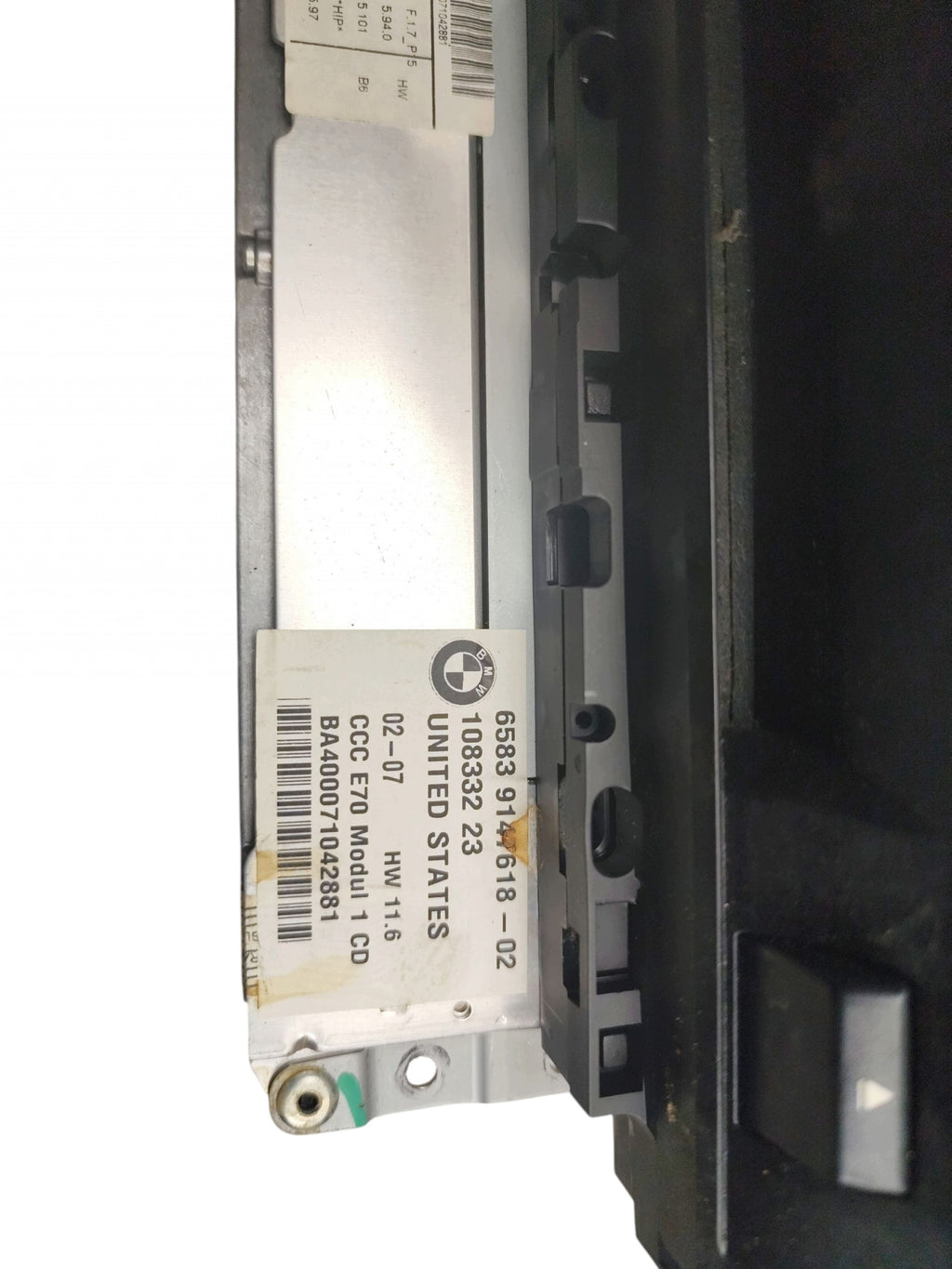 RADIO CD DVD BMW X5 E70 X6 E71 (06-10) 9147618