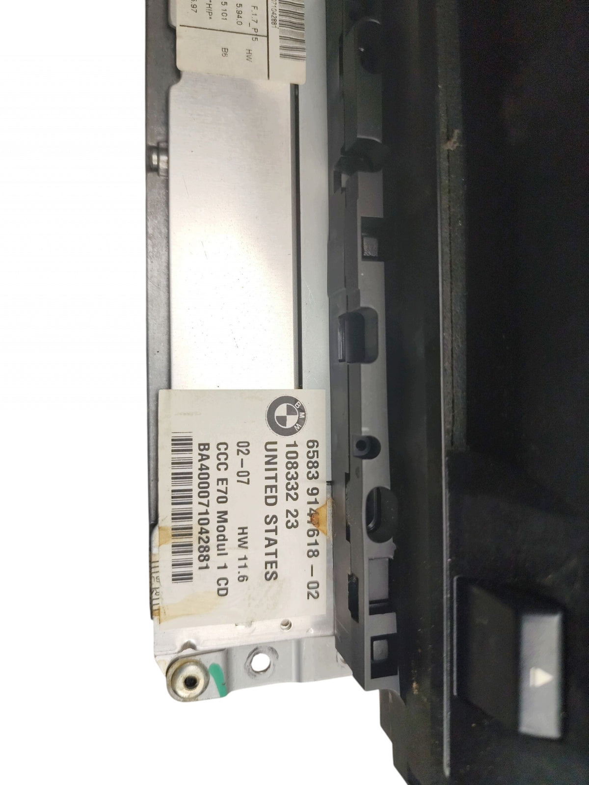 RADIO CD DVD BMW X5 E70 X6 E71 (06-10) 9147618