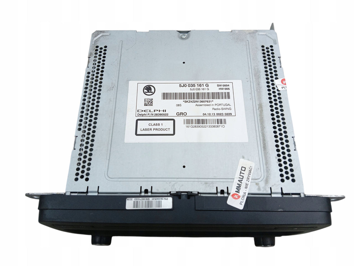 RADIO CD SKODA FABIA II LIFT (2010-2014) ROOMSTER 5J0035161G