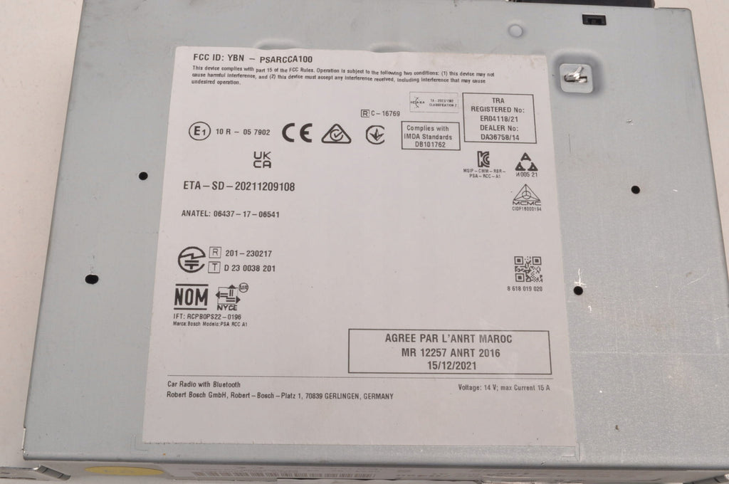 RADIO NAVIGATION CITROEN C3 III OPEL MOCHA B 9855270480