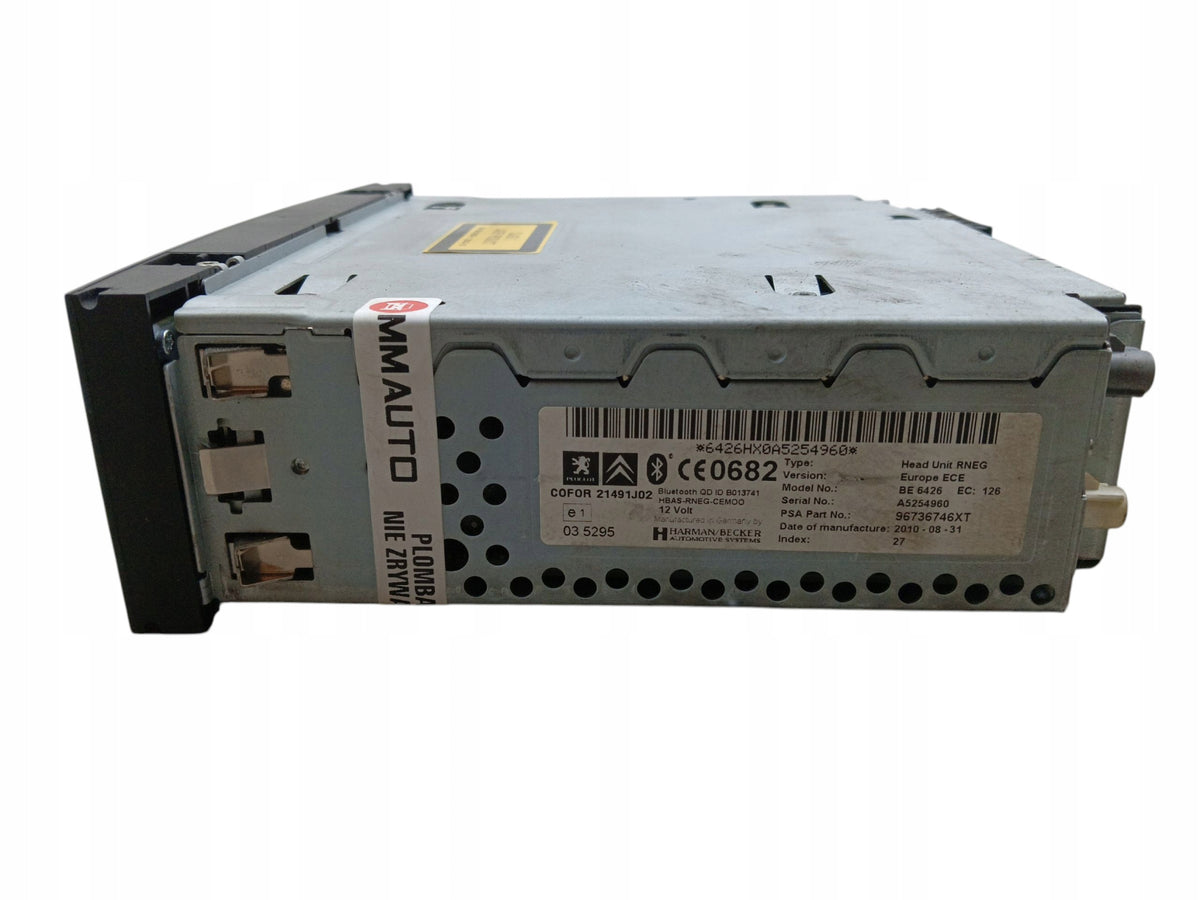 RADIO NAVIGATION GPS PEUGEOT 5008 AND 3008 AND PARTNER II BERLINGO II 96736746XT