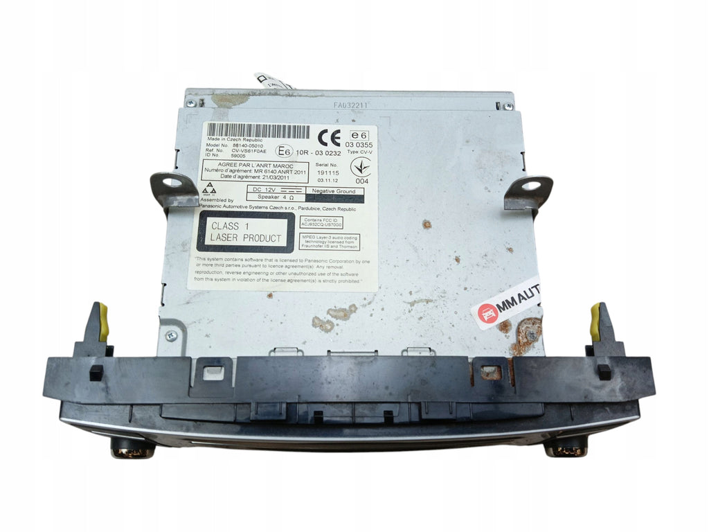 RADIO NAVIGATION GPS SCREEN TOYOTA AVENSIS T27 III LIFT 86140-05010
