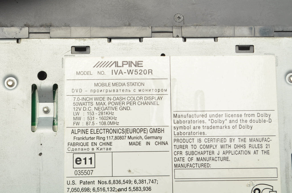 RADIO NAVIGATION KIA CEED II ALPINE IVA-W520R