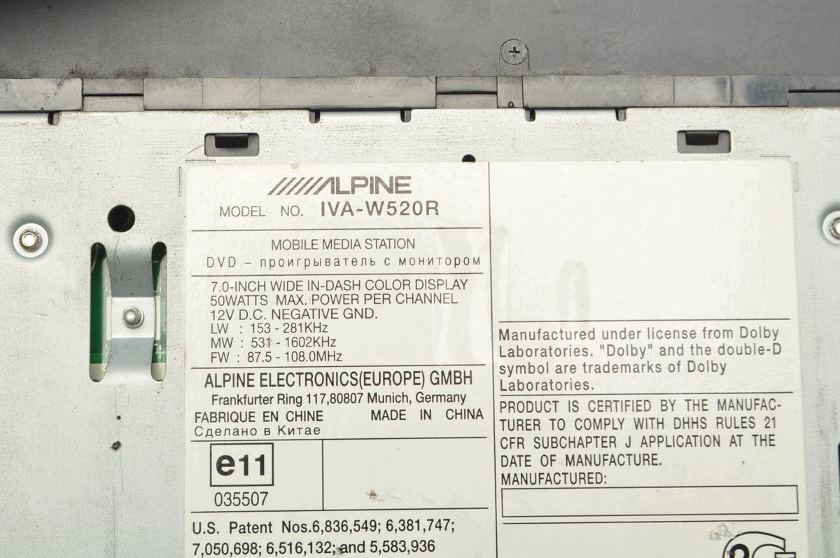 RADIO NAVIGATION KIA CEED II ALPINE IVA-W520R