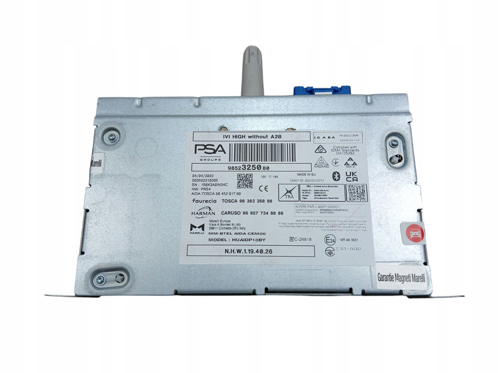 RADIO NAVIGATION READER HARMAN CITROEN C5 X C5X PEUGEOT 2008 II 9852325080
