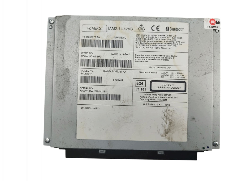 RADIO READER NAVIGATION VOLVO V60 I S60 II V40 II XC70 II 31357770