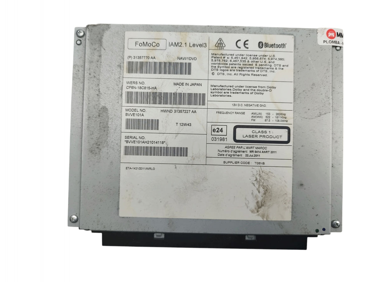 RADIO READER NAVIGATION VOLVO V60 I S60 II V40 II XC70 II 31357770