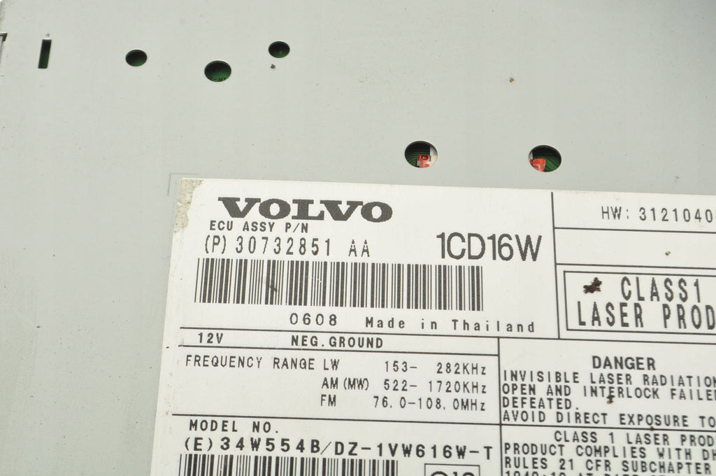 RADIO VOLVO C30 S40 II C70 V50 30732851