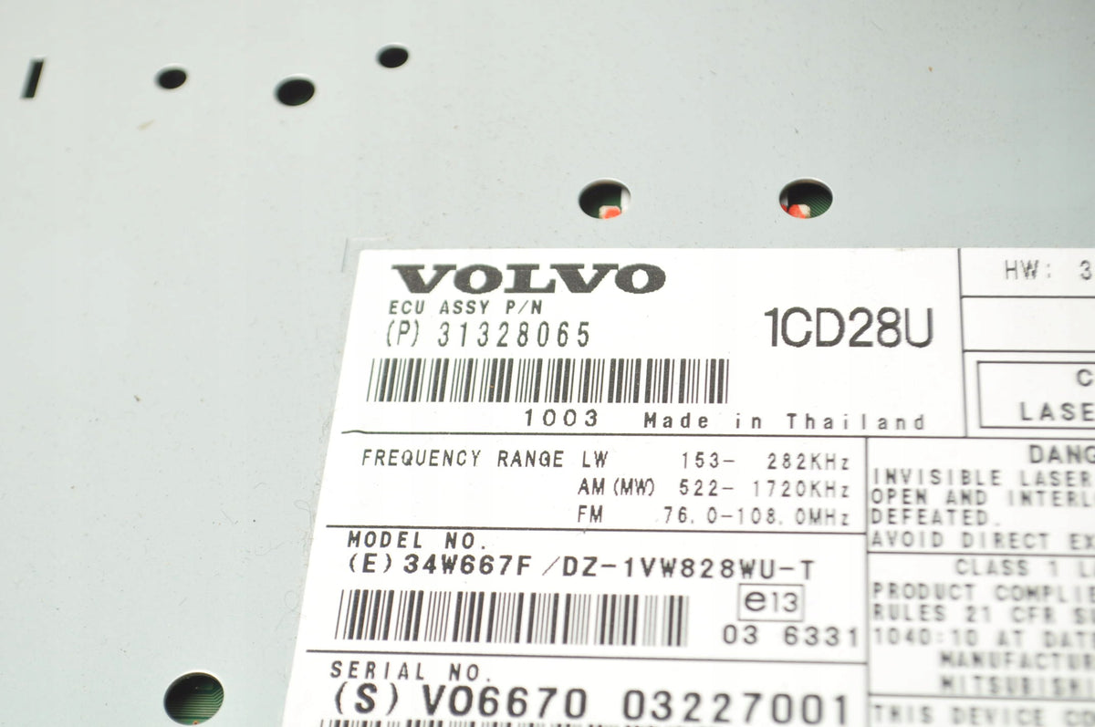 RADIO VOLVO XC90 31328065 LIFT