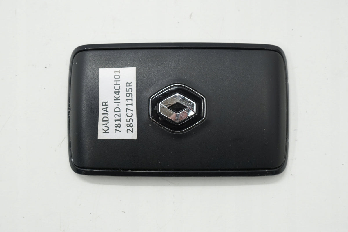RENAULT CADJAR 18R CARD KEY REMOTE CONTROL 7812D-IK4CH01 285C71195R