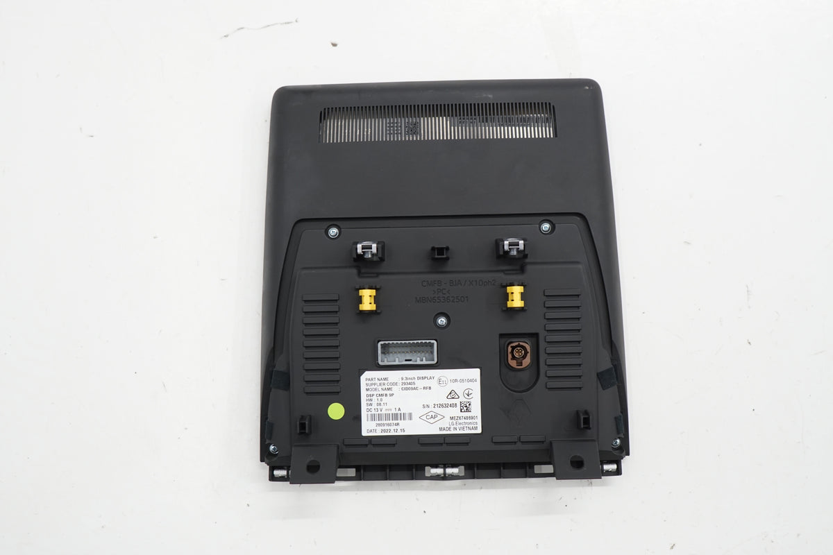 RENAULT CLIO V 22R SCREEN DISPLAY RADIO NAVIGATION 280916074R