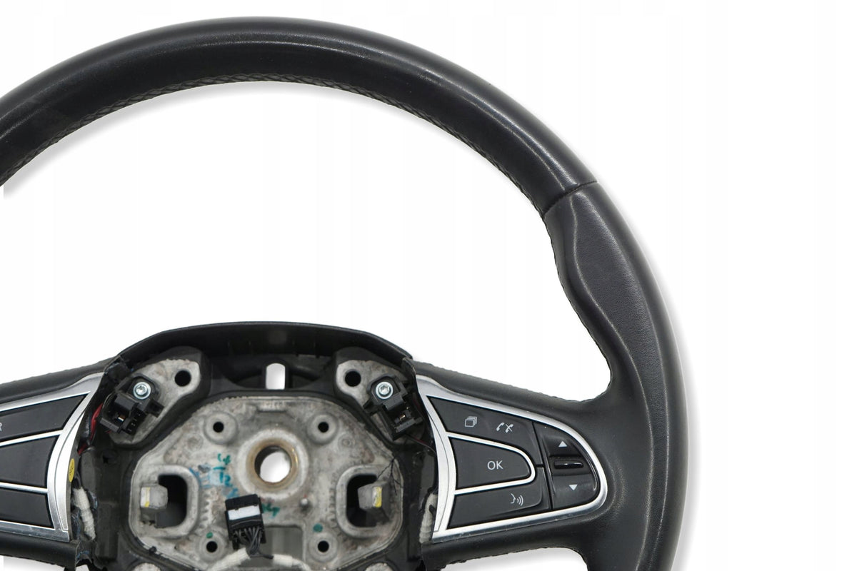 RENAULT KADJAR LIFT 20R STEERING WHEEL LEATHER BLACK MULTI 484001840R