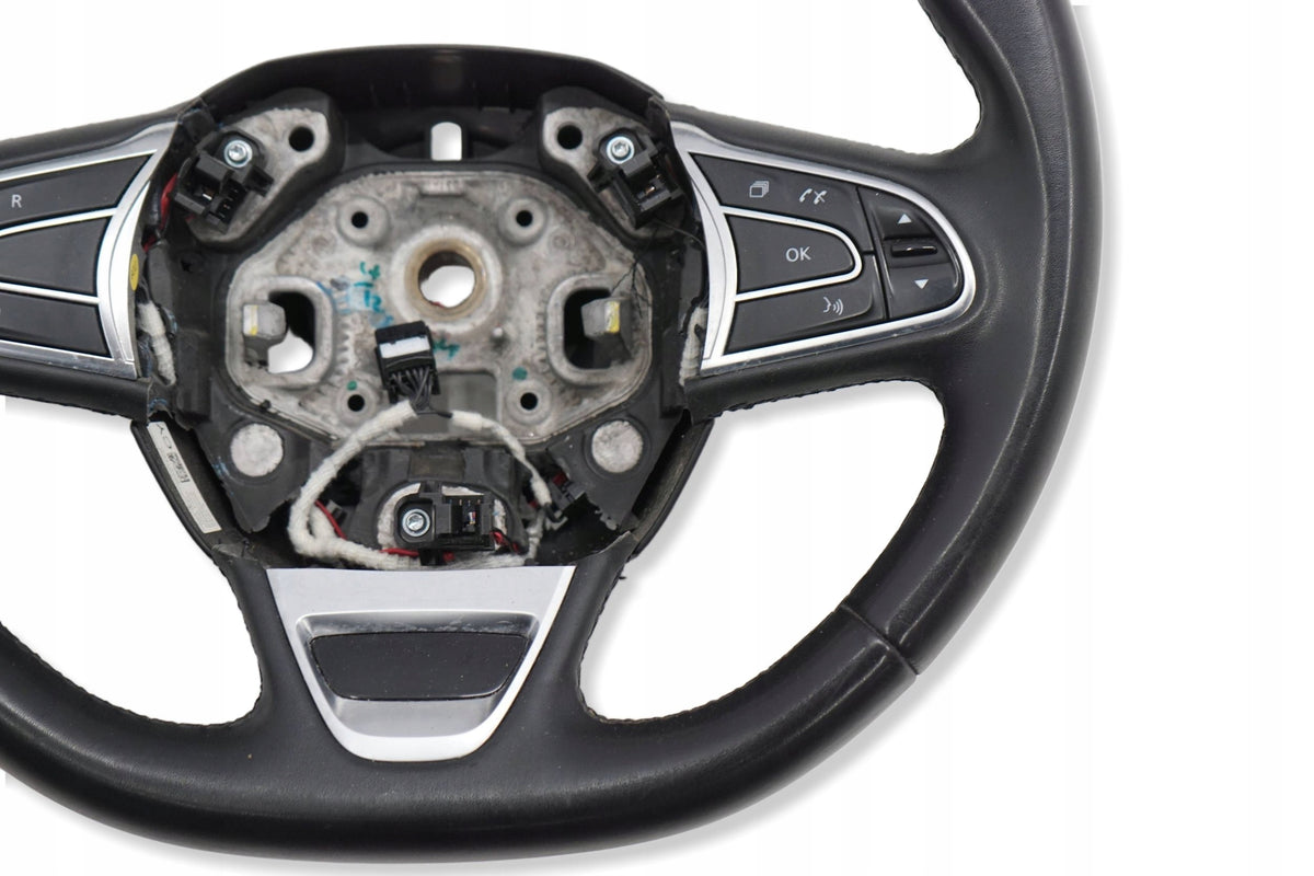 RENAULT KADJAR LIFT 20R STEERING WHEEL LEATHER BLACK MULTI 484001840R