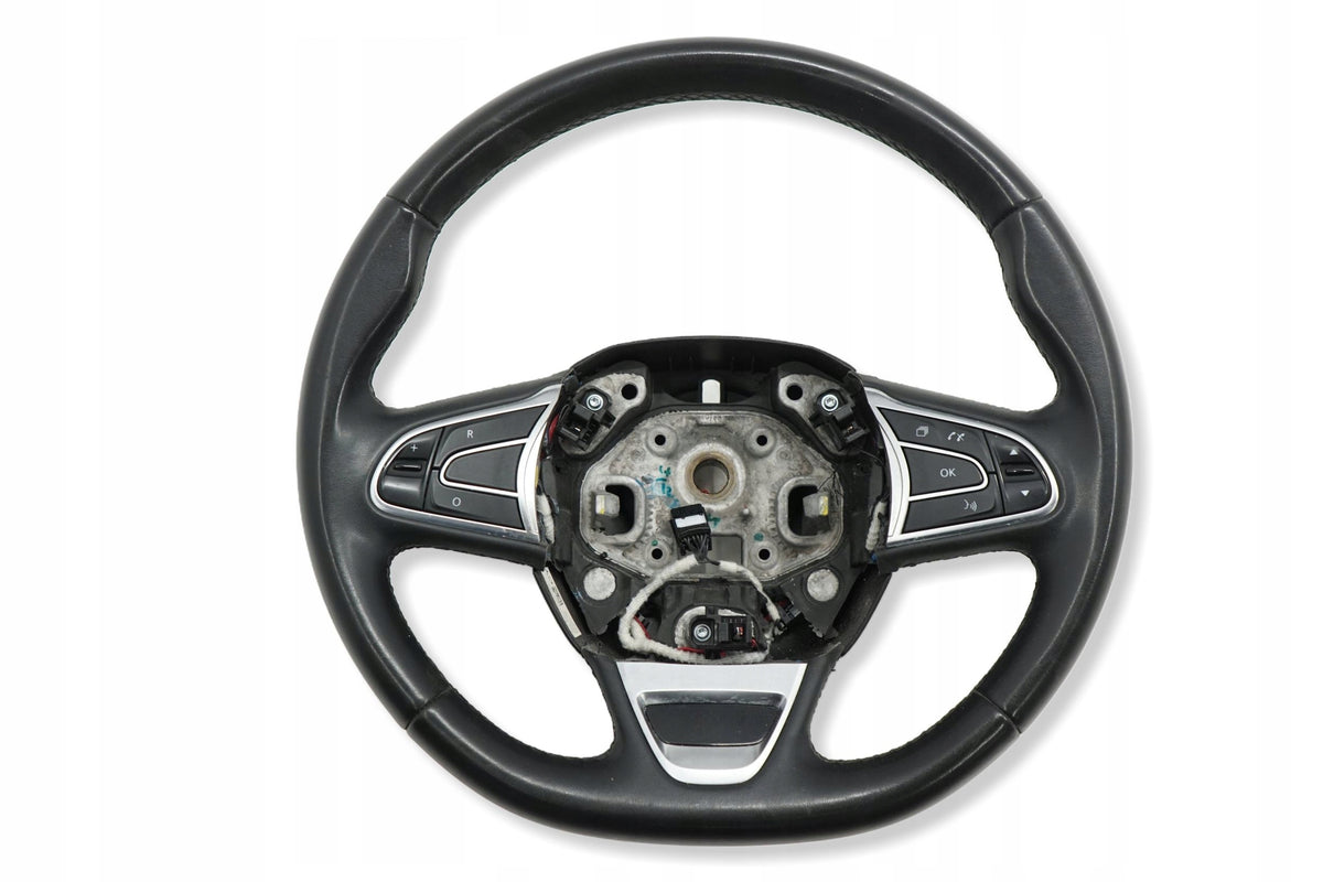 RENAULT KADJAR LIFT 20R STEERING WHEEL LEATHER BLACK MULTI 484001840R