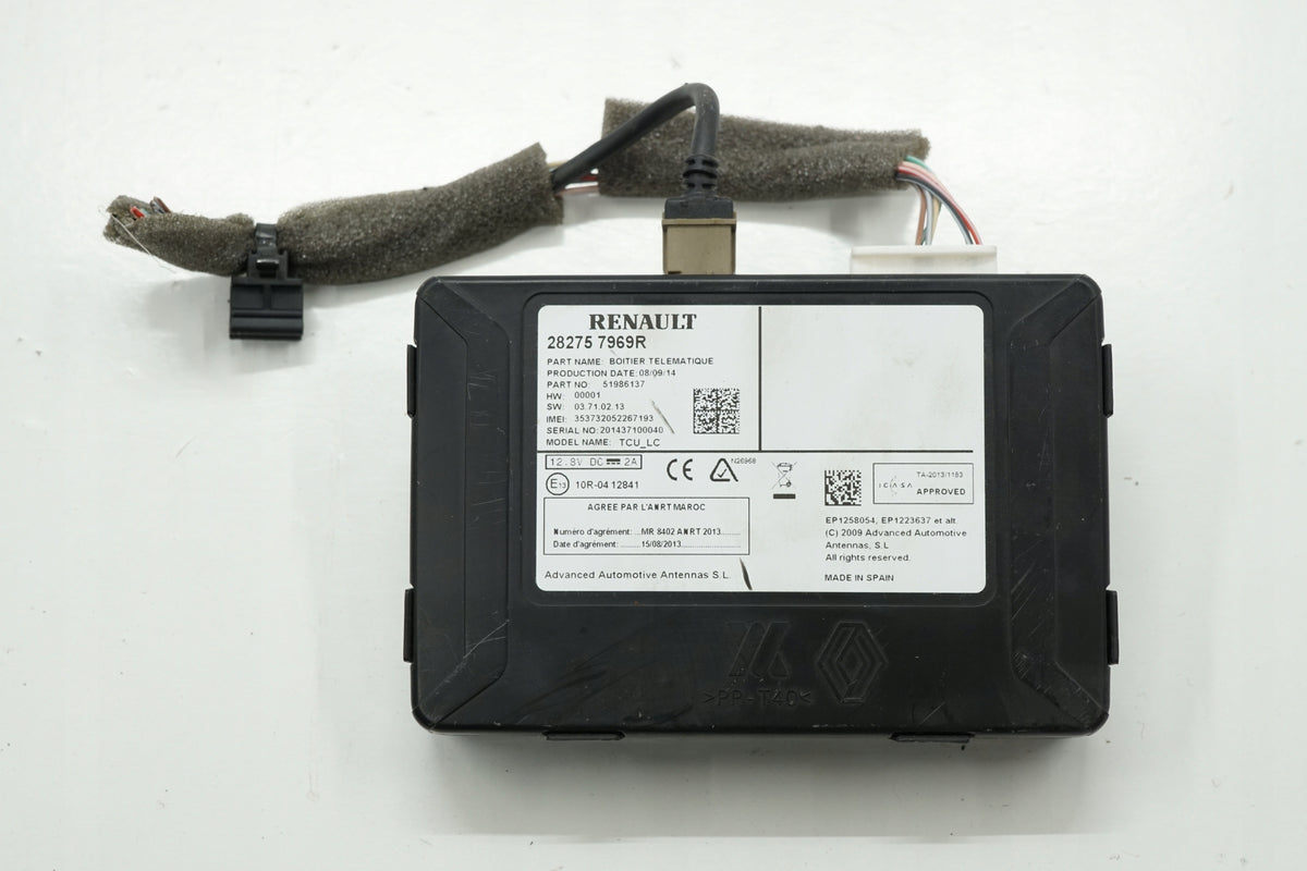 RENAULT MEGANE III LIFT 14R NAVIGATION CONTROLLER MODULE 282757969R