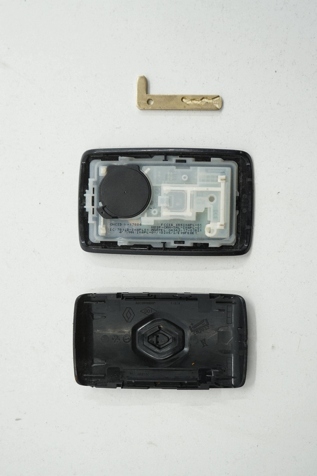 RENAULT MEGANE IV 18R KEY IGNITION CARD SET 285C71195R