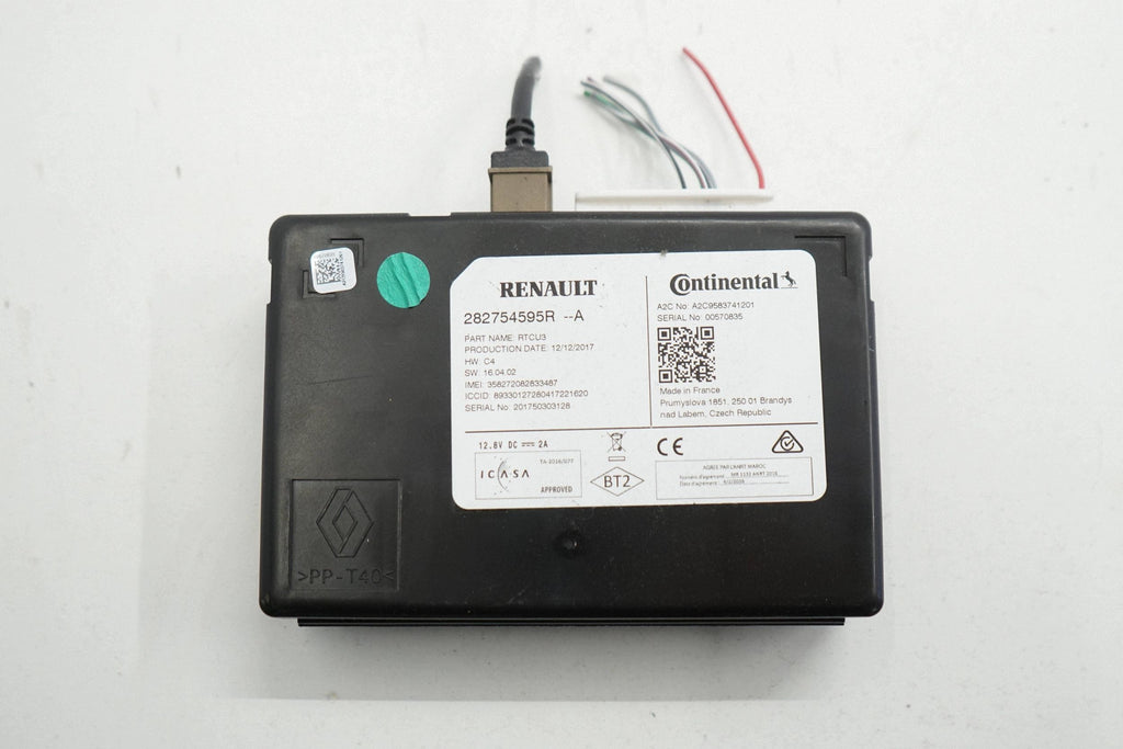 RENAULT MEGANE IV 18R NAVIGATION CONTROLLER MODULE 282754595R