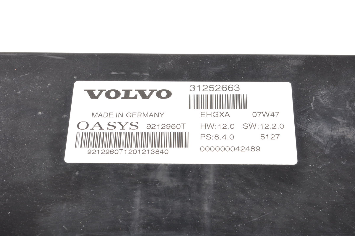 ROOF CONTROLLER MODULE VOLVO C70 II 31252663