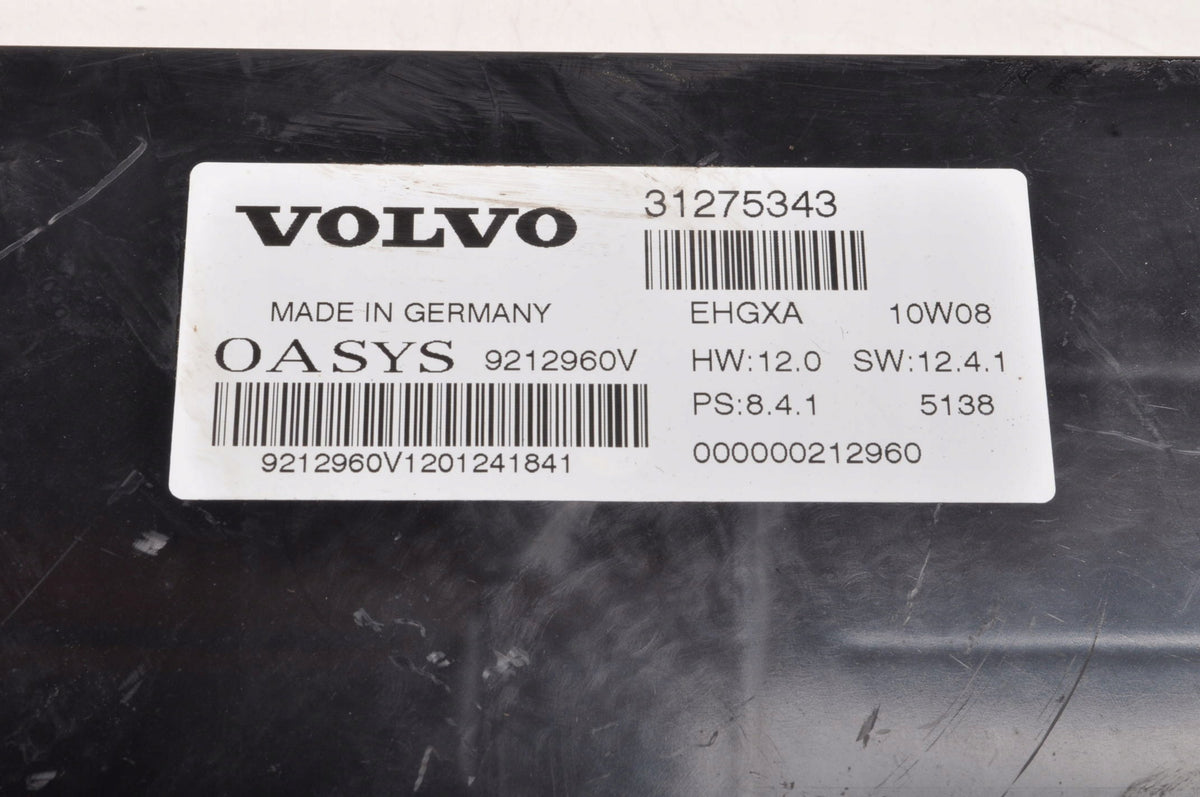 ROOF CONTROLLER MODULE VOLVO C70 II 31275343