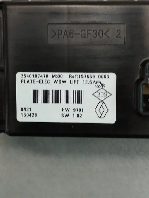 Renault Kadjar SWITCH LEFT FRONT 254010747R