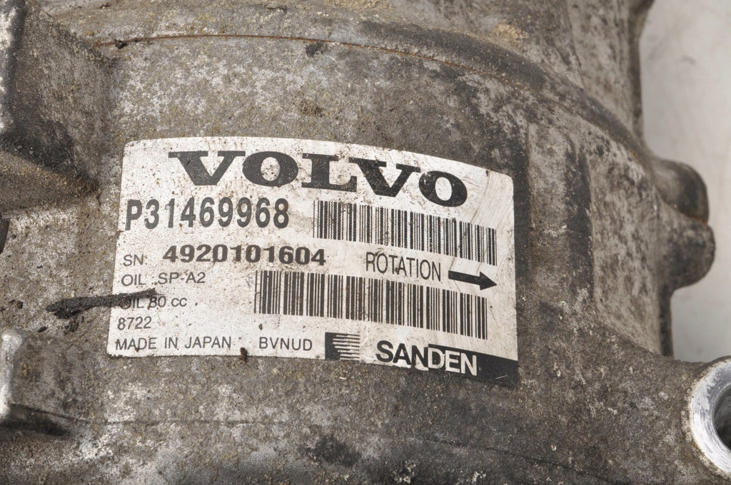 S60 II V60 2.0 D4 AC COMPRESSOR 31469968