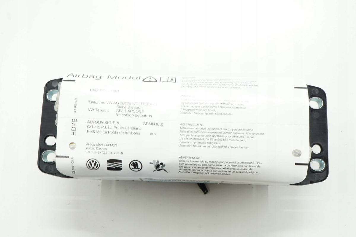 SEAT ALTEA XL 07R PASSENGER AIRBAG CUSHION 5P0880204D