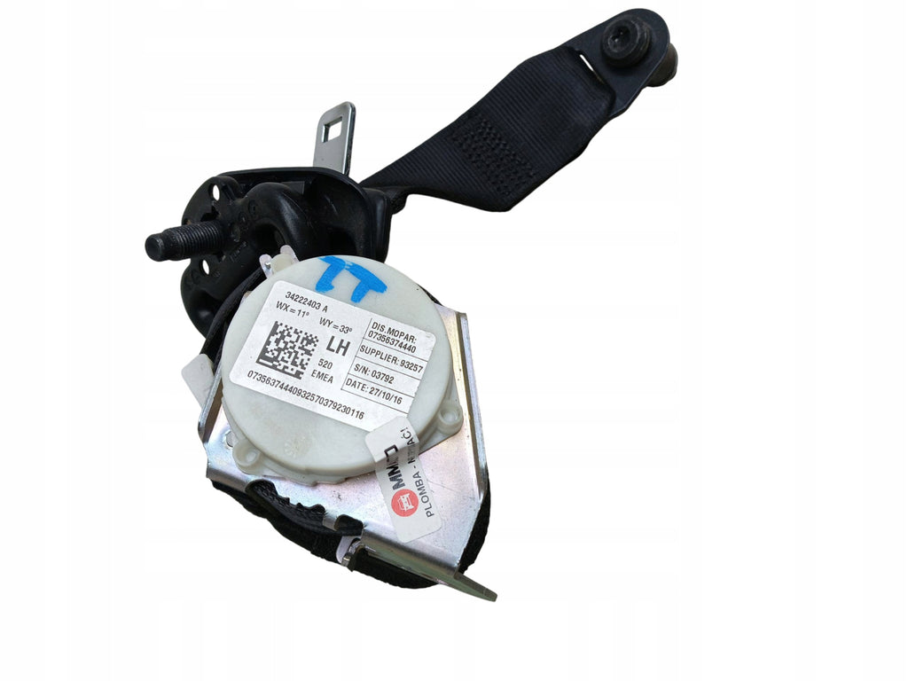 SEAT BELT LEFT REAR JEEP RENEGADE 07356374440