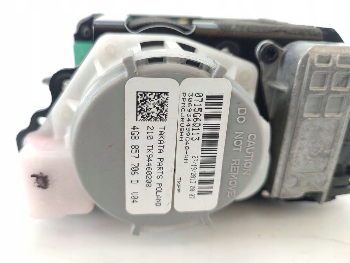 SEAT BELT RIGHT FRONT AUDI A7 4G (2010-2014) 4G8857706D