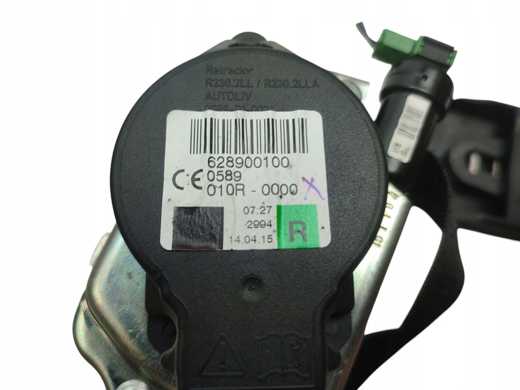 SEAT BELT RIGHT FRONT MINI F55 F56 628900100