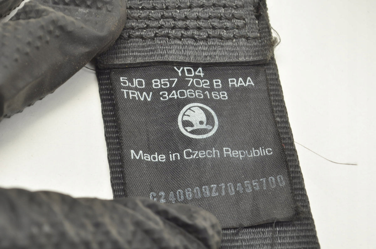 SEAT BELT RIGHT FRONT SKODA FABIA II 5J0857702B