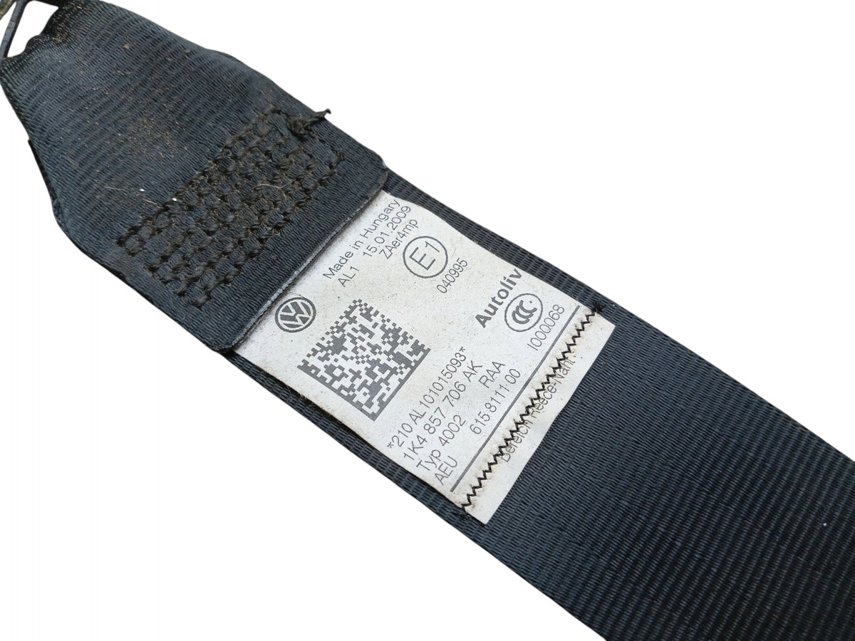 SEAT BELT RIGHT FRONT VOLKSWAGEN GOLF VI 6 (2008-2014) 1K4857706AK