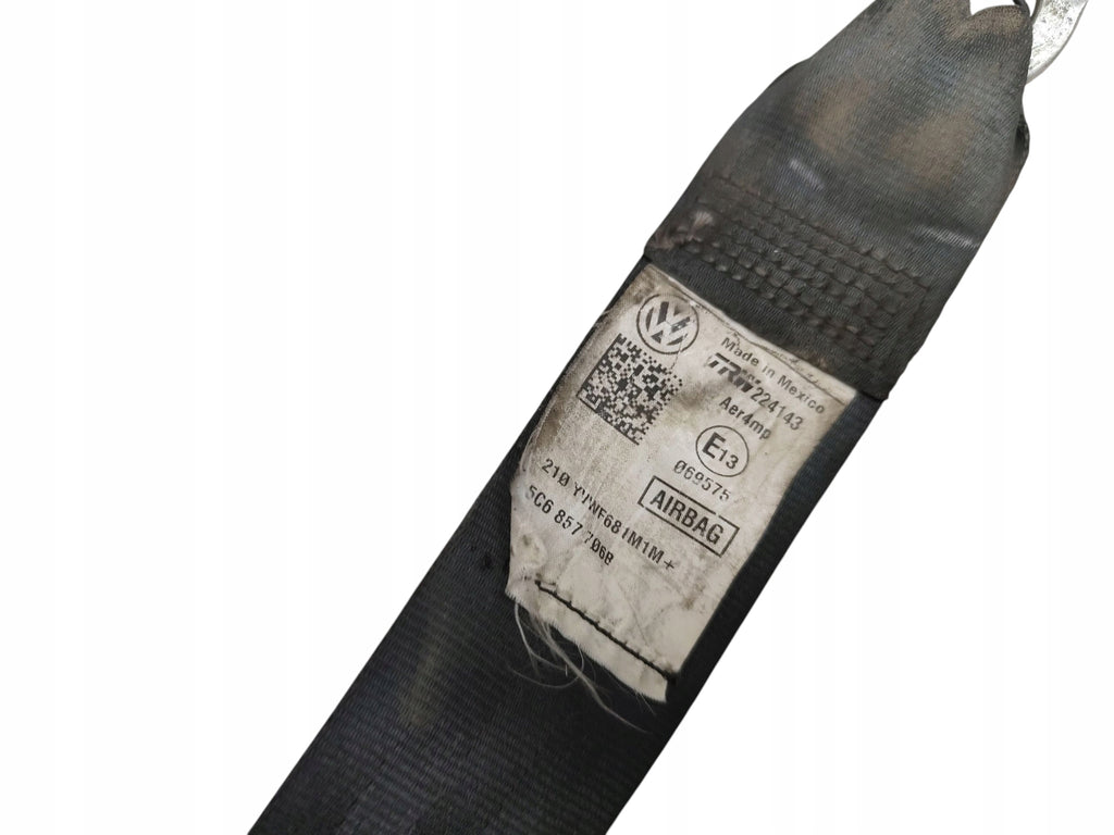 SEAT BELT RIGHT FRONT VW JETTA VI (2010-2014) 5C6857706B EUROPE