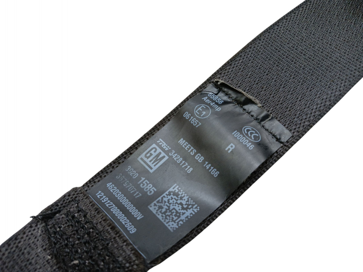 SEAT BELT RIGHT REAR OPEL ASTRA V K (2015-2019) HB 39201585