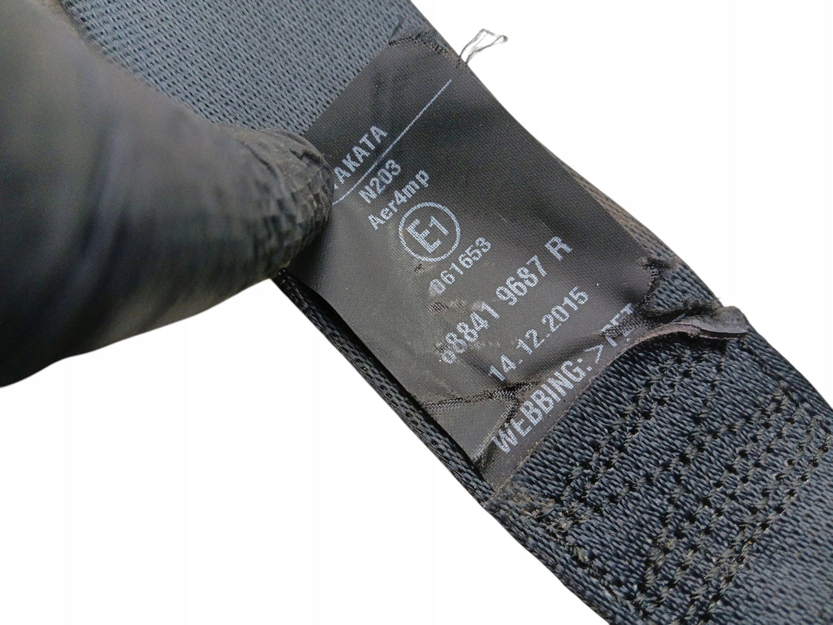 SEAT BELT RIGHT REAR RENAULT KADJAR 688419687R