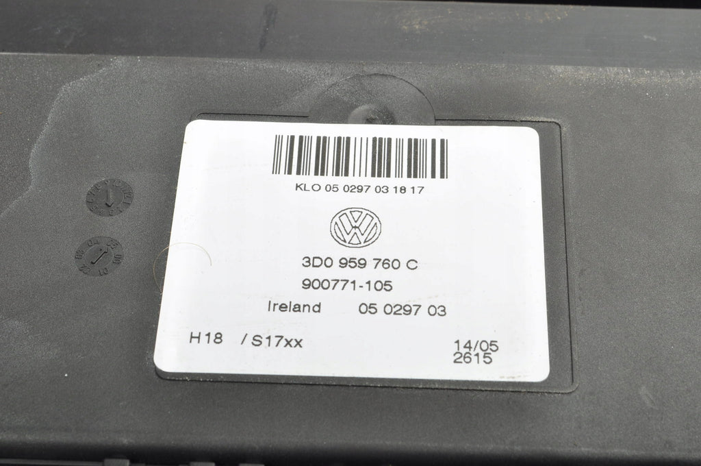 SEAT CONTROL UNIT VOLKSWAGEN PHAETON BENTLEY FLYING 3D0959760C
