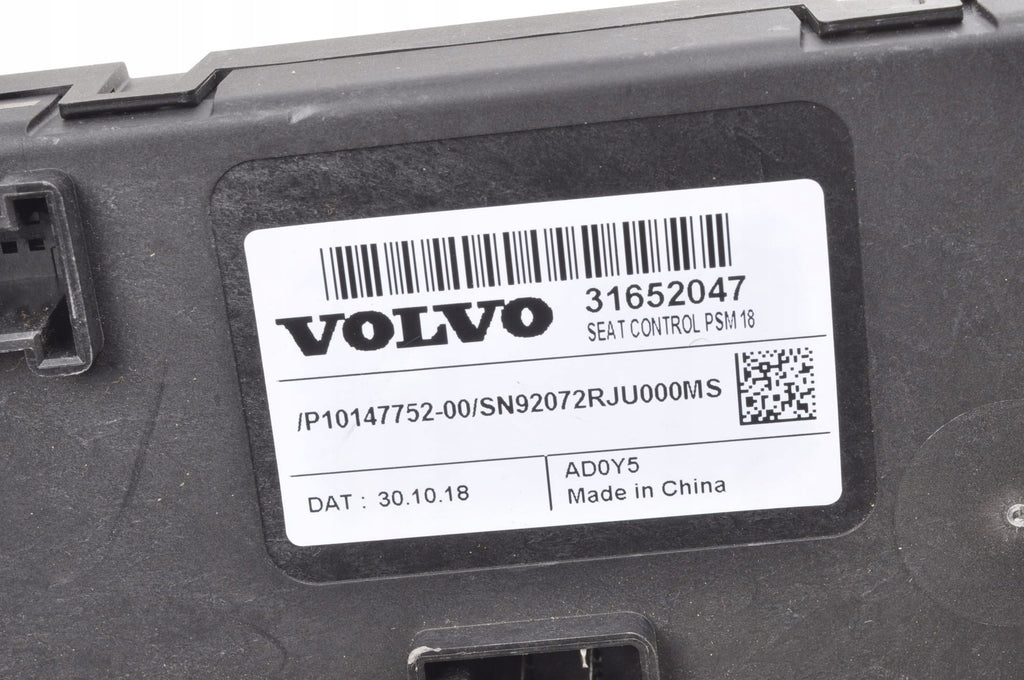 SEAT CONTROL UNIT VOLVO S90 II V90 XC90 XC60 31652047