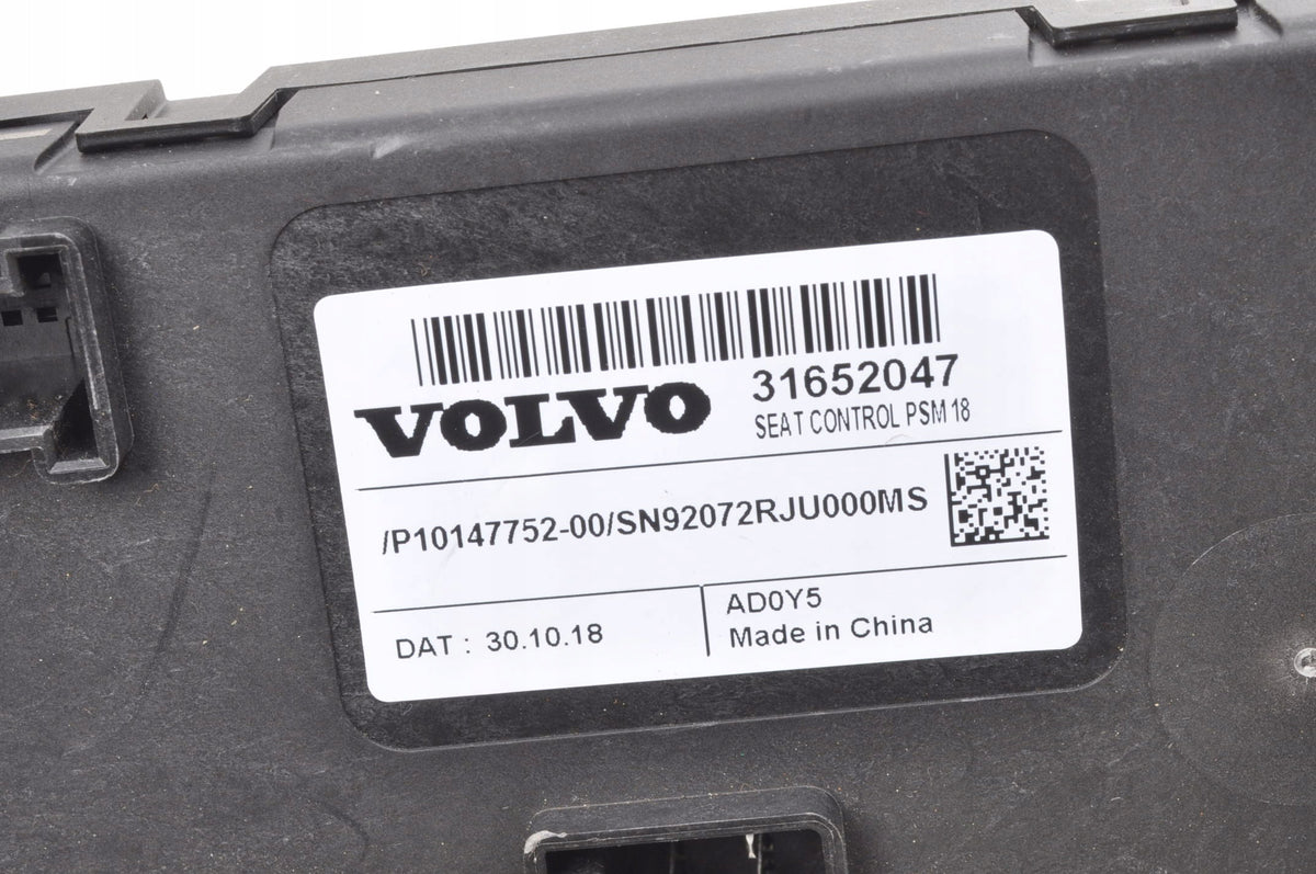 SEAT CONTROL UNIT VOLVO S90 II V90 XC90 XC60 31652047