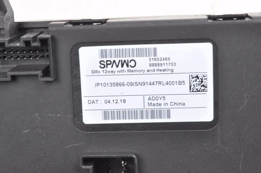 SEAT CONTROL UNIT VOLVO XC40 31652465