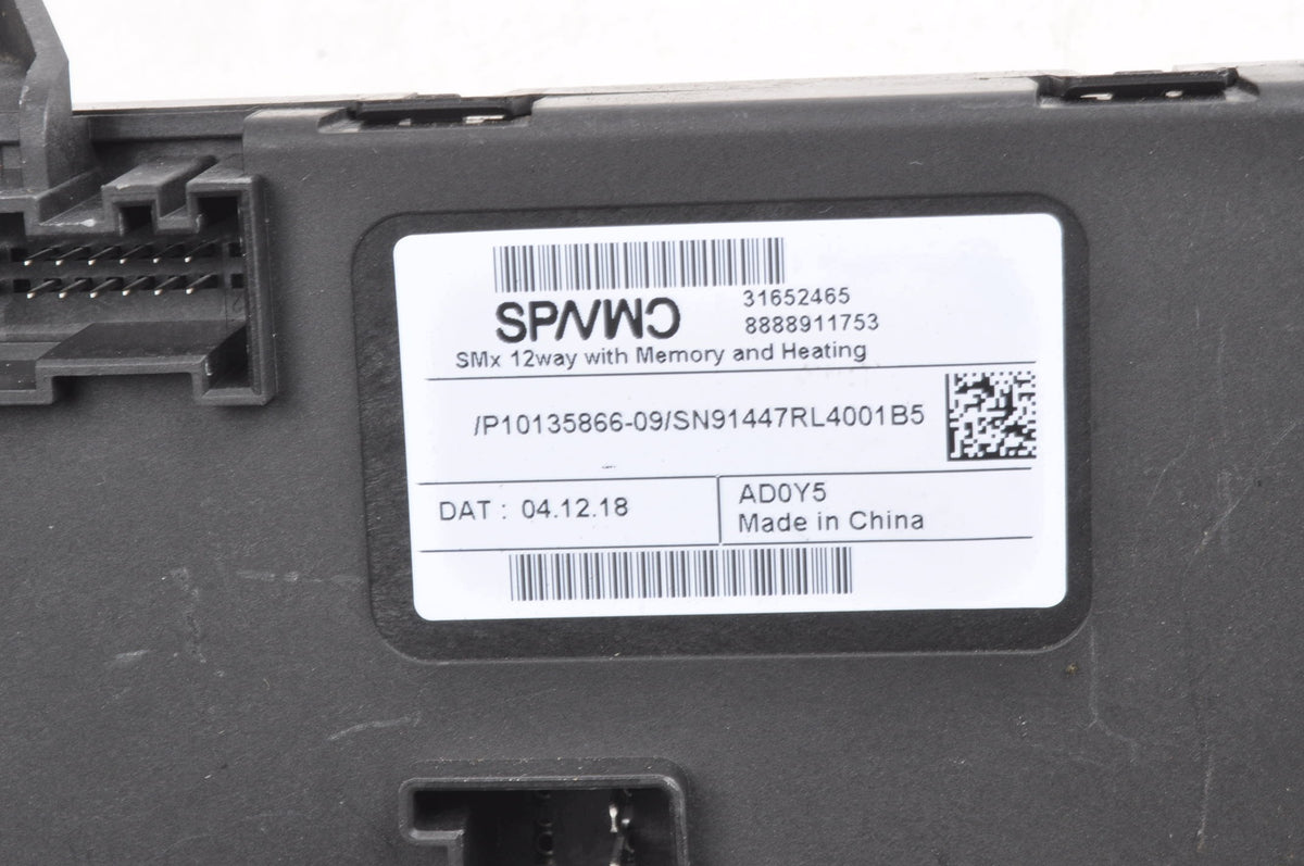 SEAT CONTROL UNIT VOLVO XC40 31652465