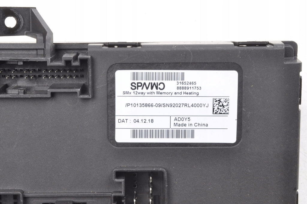 SEAT CONTROL UNIT VOLVO XC40 31652465