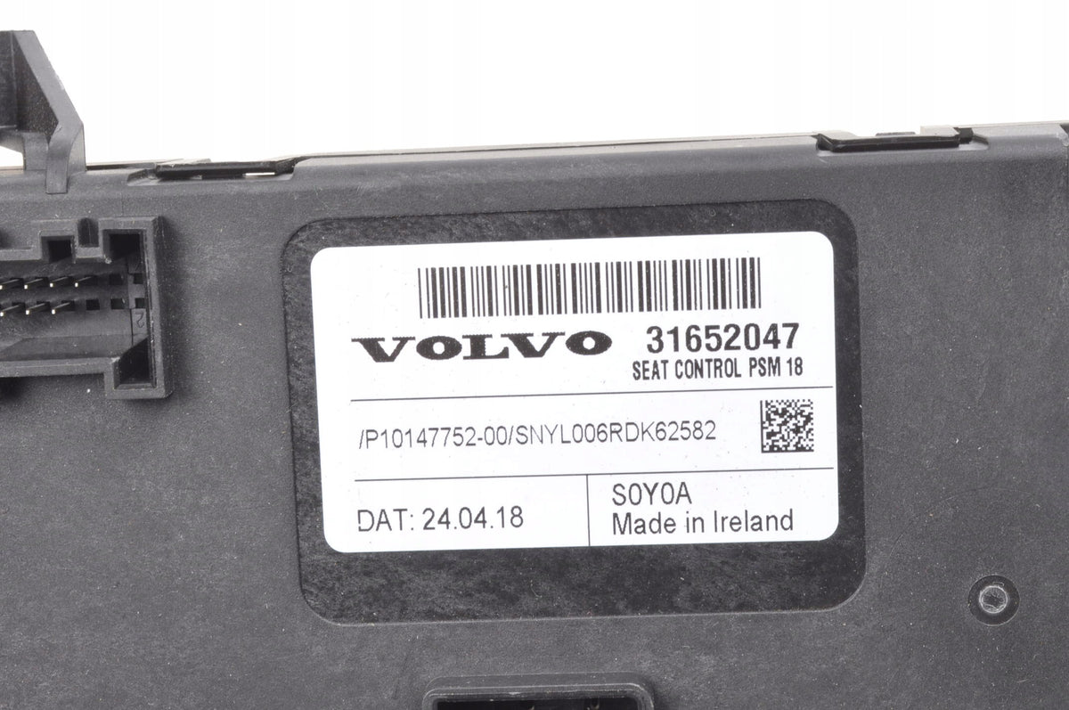 SEAT CONTROL UNIT VOLVO XC60 II V90 XC90 II 31652047