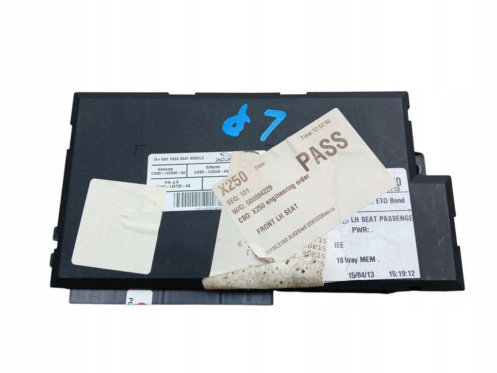 SEAT CONTROLLER MODULE JAGUAR XF AND X250 CW93-14C546-AA