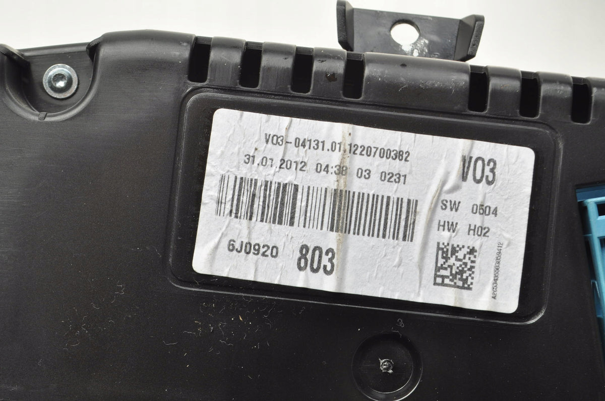 SEAT IBIZA IV 1.2 COUNTER CLOCKS EUROPE 6J0920803