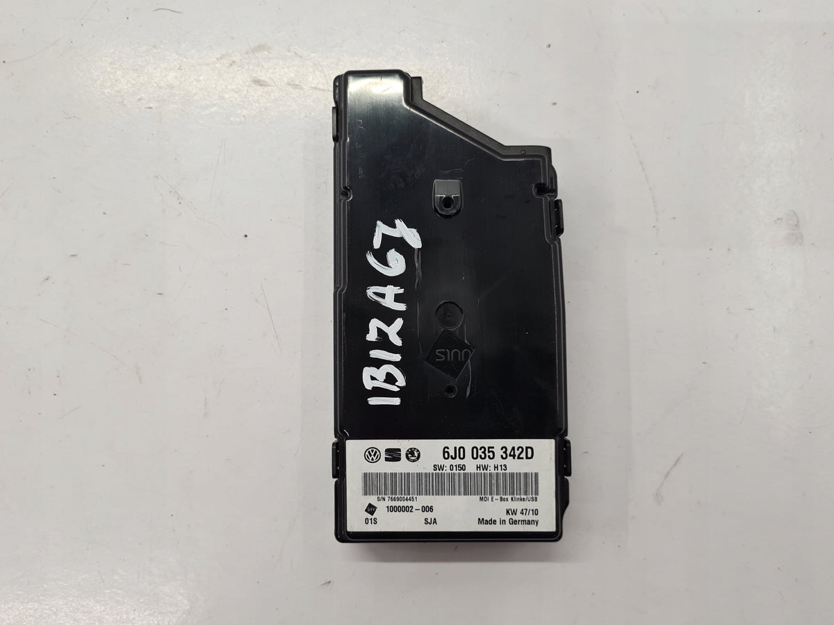 SEAT IBIZA IV MODULE DRIVER PORT USB 6J0035342D