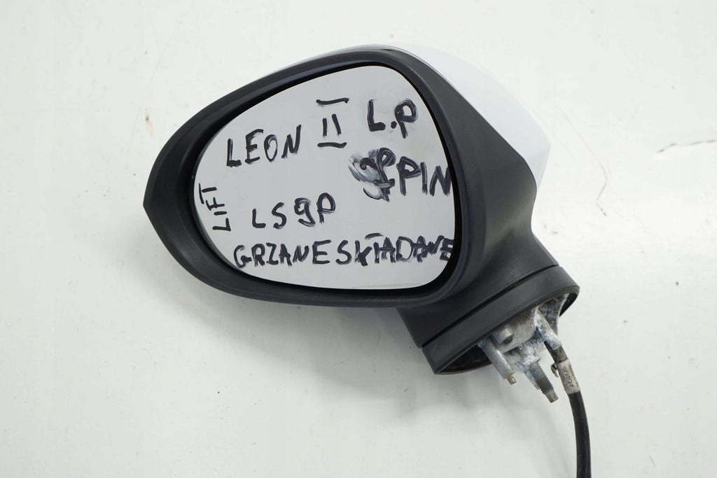 SEAT LEON II LIFT 12R MIRROR LEFT 7PIN LS9R ANGLIK UK