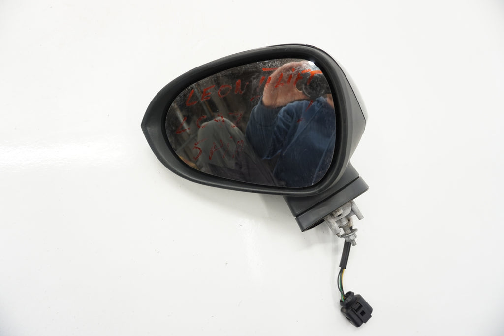 SEAT LEON II LIFT MIRROR LEFT 5PIN LC9Z ENGLISH