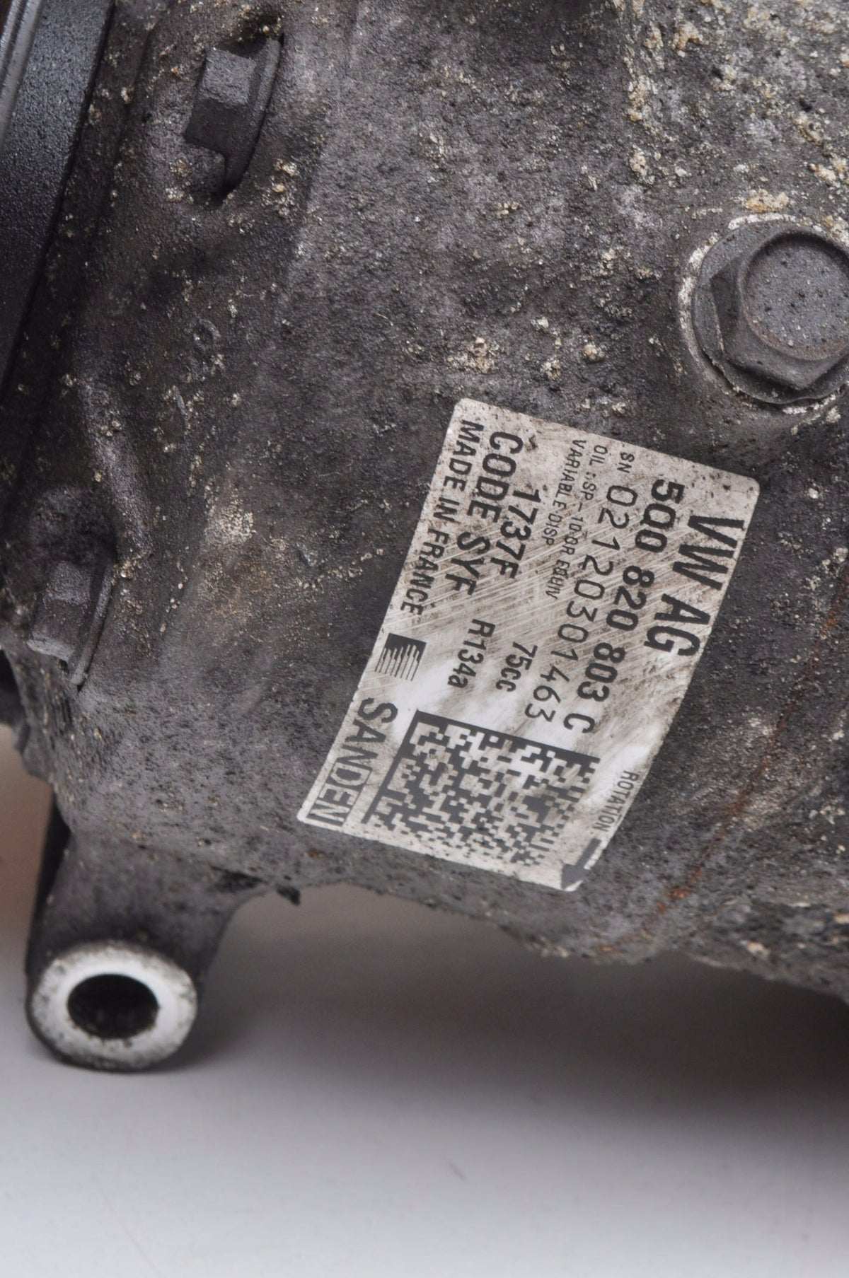 SEAT LEON III 1.6 TDI AIR CONDITIONING COMPRESSOR 5Q0820803C 2012/09 - 2020/08